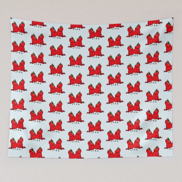 Item preview, 2 budgies songbird sparrow chirping team friends designed and sold by shirt-o-mat.