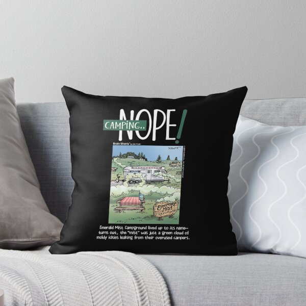 Item preview, Camping—Nope Camper Camping designed and sold by Brain Shorts.