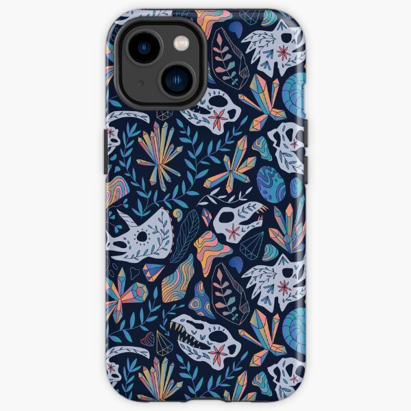 Geology. Crystals. Dinosaurs skulls. iPhone Tough Case