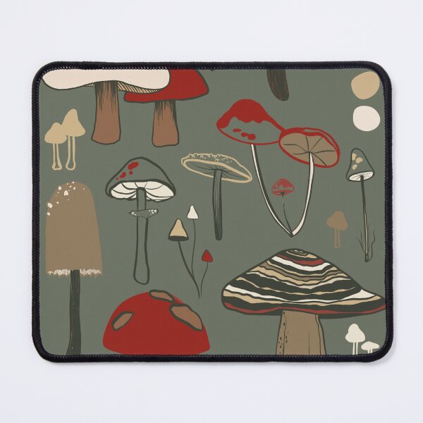 Item preview, Mushrooms Botanical Cottagecore Doodles designed and sold by Mayfully.
