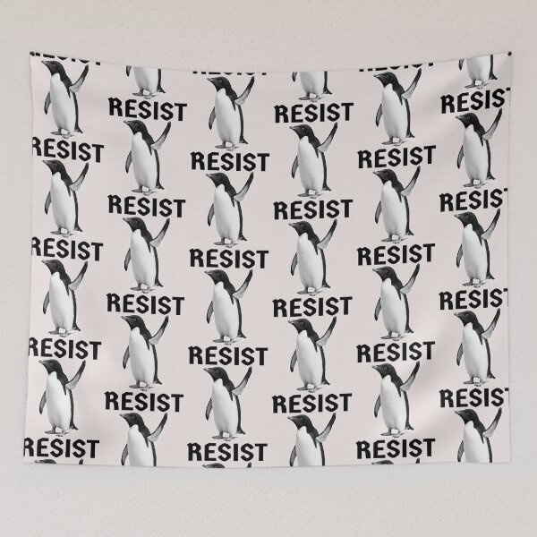 Item preview, Funny Penguin resist and protest in America 2025 designed and sold by erozzz.