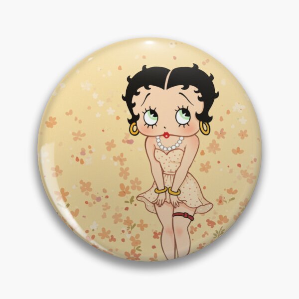 Item preview, Betty Boop Flirty Floral designed and sold by LyssasMindArt.