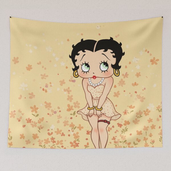 Item preview, Betty Boop Flirty Floral designed and sold by LyssasMindArt.