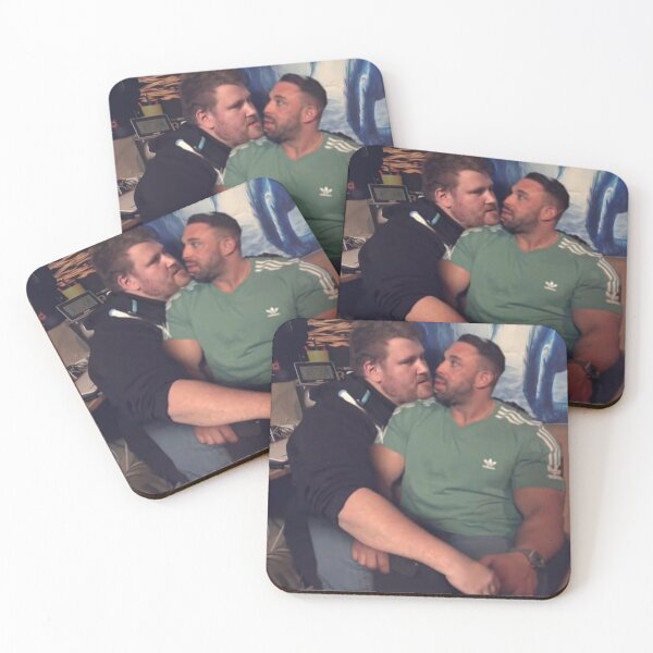 Item preview, Drachenlord Poster - ♥ Rainer Winkler kisses Kevin Wolter ♥ | Upscaled, high-quality poster designed and sold by Klonter77.