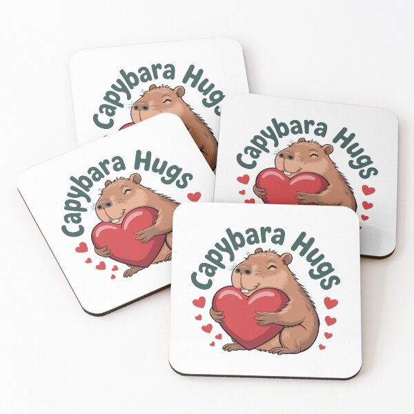 Item preview, Capybara Hugs – Big Love from the Fuzziest Friend designed and sold by JPees.