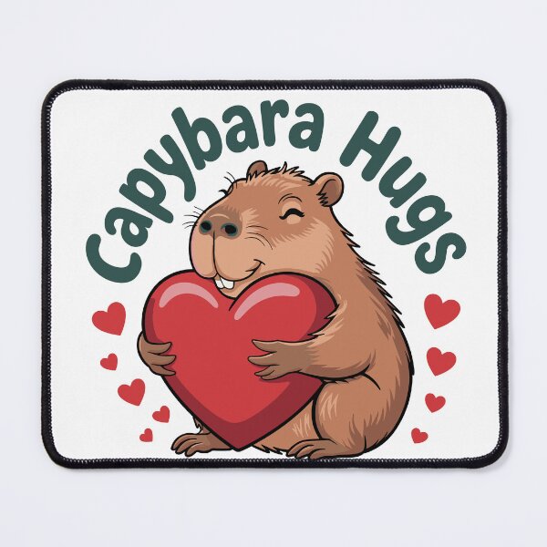 Item preview, Capybara Hugs – Big Love from the Fuzziest Friend designed and sold by JPees.
