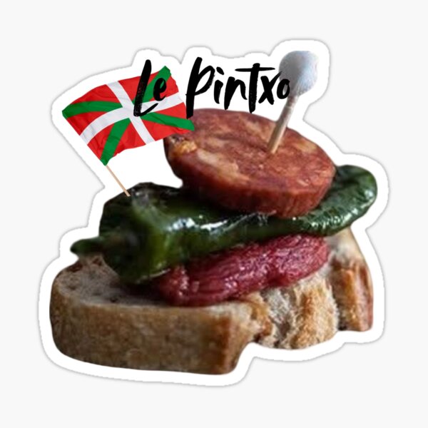 Vista previa del artículo con la obra «El pintxo», diseñado y vendido por RedOneHubb.