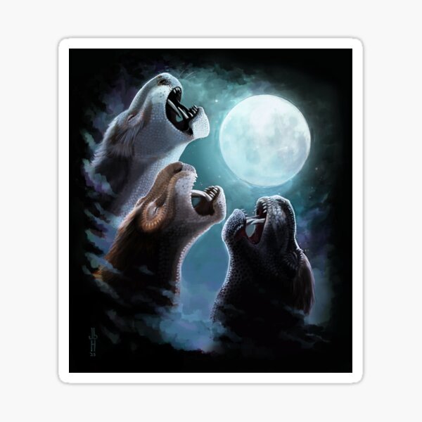 Item preview, Three Gorgonopsid Moon designed and sold by Wargonopsid.