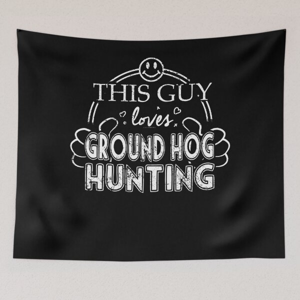 Item preview, Guy Loves Ground Hog Hunting designed and sold by shoppzee.