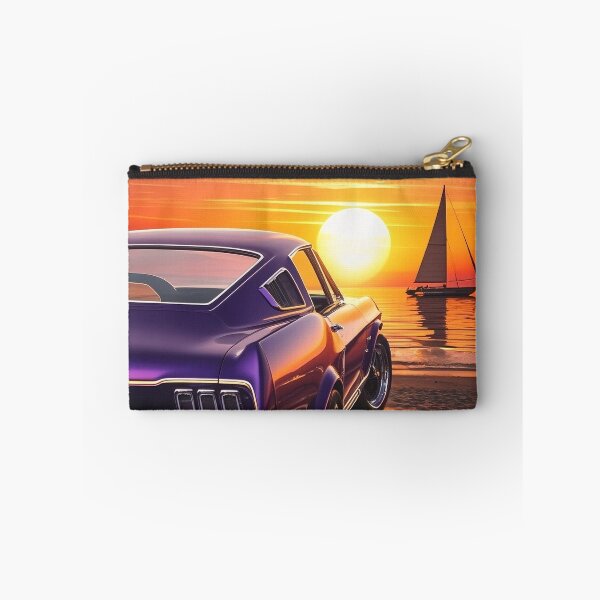 Item preview, Muscle Car at Beach Sunset designed and sold by amithachapa.