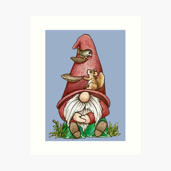 Item preview, Gnome and a pair of friends designed and sold by SarahCD13.