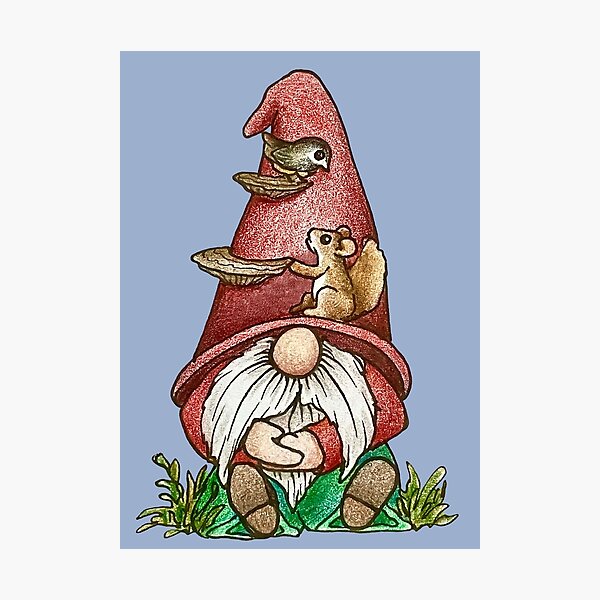 Item preview, Gnome and a pair of friends designed and sold by SarahCD13.