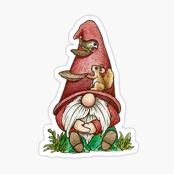 Item preview, Gnome and a pair of friends designed and sold by SarahCD13.