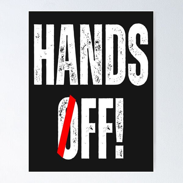 Item preview, Hands off  protest and save America 50/50 1 2025 designed and sold by erozzz.