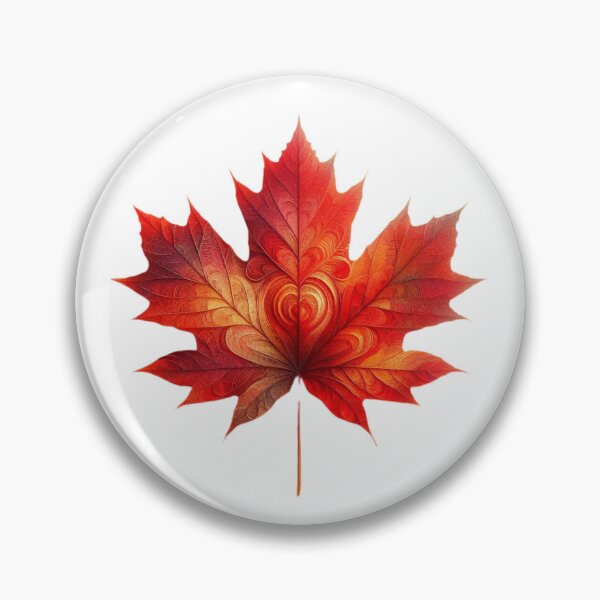 Item preview, Red Maple Leaf, Big Pattern, White / No Background designed and sold by Gaborai.
