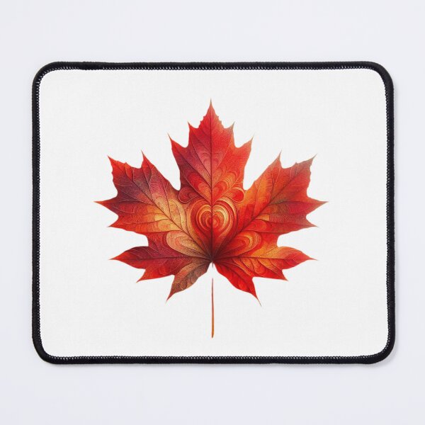 Item preview, Red Maple Leaf, Big Pattern, White / No Background designed and sold by Gaborai.