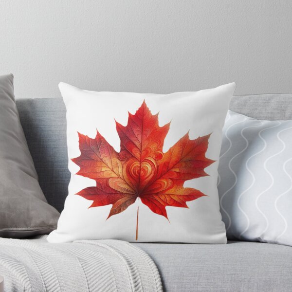 Item preview, Red Maple Leaf, Big Pattern, White / No Background designed and sold by Gaborai.