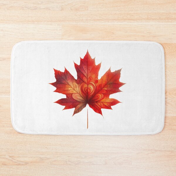 Item preview, Red Maple Leaf, Big Pattern, White / No Background designed and sold by Gaborai.