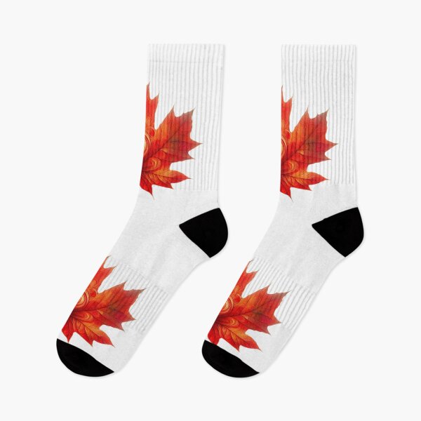 Item preview, Red Maple Leaf, Big Pattern, White / No Background designed and sold by Gaborai.
