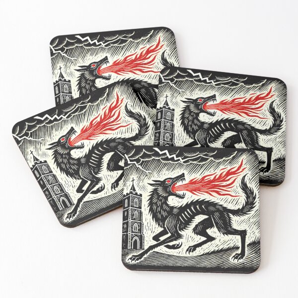 Item preview, Black Shuck 2 designed and sold by FolkFoundry.