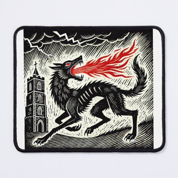 Item preview, Black Shuck 2 designed and sold by FolkFoundry.