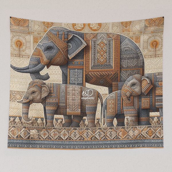 Item preview, Elephants : The majestic symbol of Thai artistry designed and sold by Vanich-Panich.