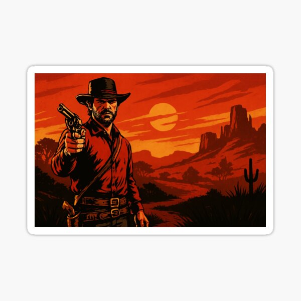 Vista previa del artículo con la obra «Red Dead Redention», diseñado y vendido por Shinobi3.