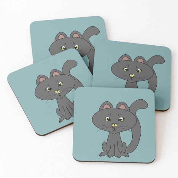 Item preview, Black Cat with Butterfly designed and sold by HugSomeNettles.