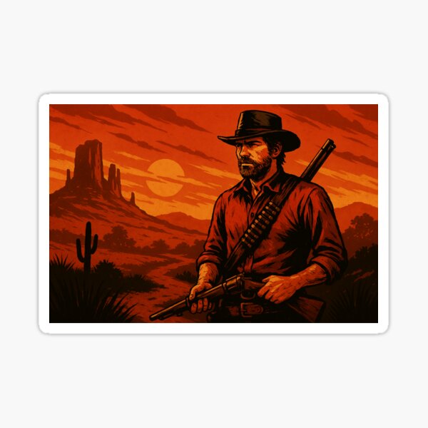 Vista previa del artículo con la obra «Red Dead Redemption», diseñado y vendido por Shinobi3.