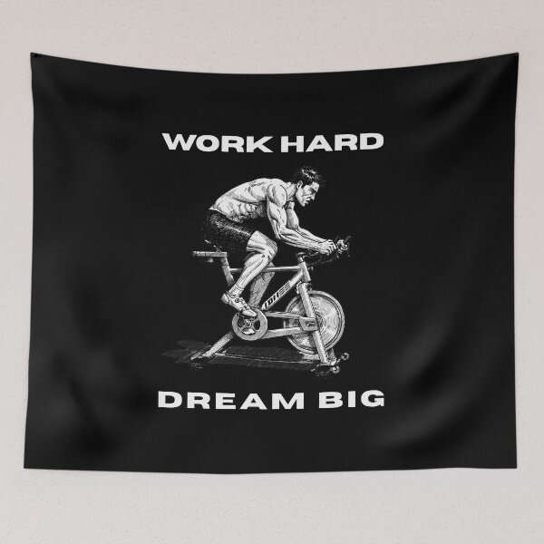 Item preview, Work Hard Big Dream Work Wheels designed and sold by SurrealArtSzysz.