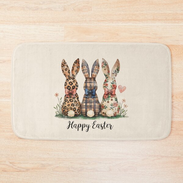 Item preview, Happy Easter Coquette Easter Bunny, easter greetings designed and sold by Collagedream.