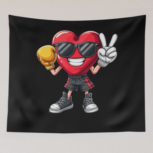 Item preview, Cool Boxer Heart Boxing Men Boys Kids Peace Sunglasses designed and sold by clothesy7.