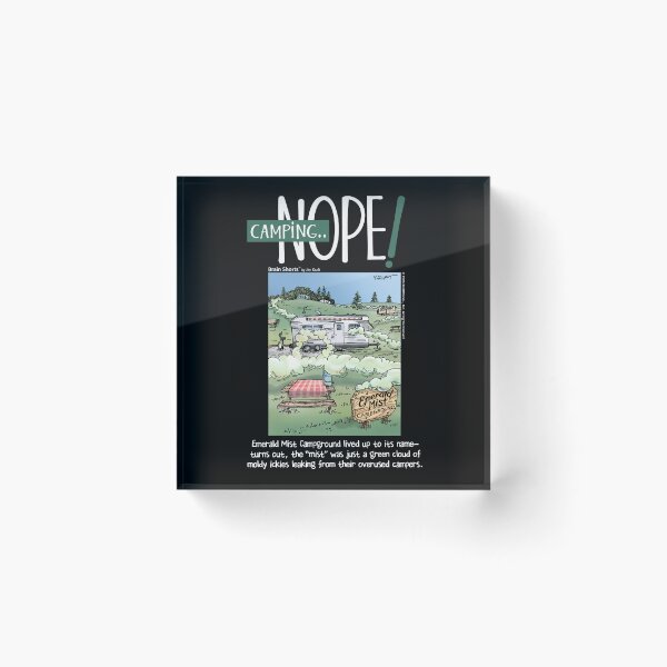 Aperçu de l'œuvre Camping — Non, camping-car créée et vendue par Brain Shorts.