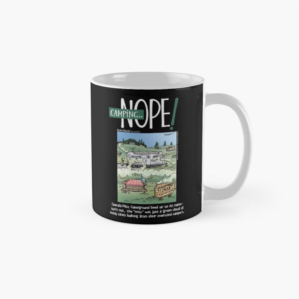 Item preview, Camping—Nope Camper Camping designed and sold by Brain Shorts.