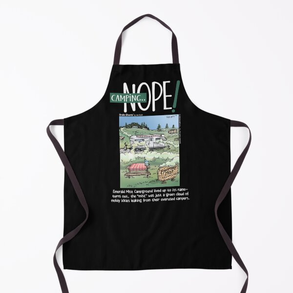 Item preview, Camping—Nope Camper Camping designed and sold by Brain Shorts.