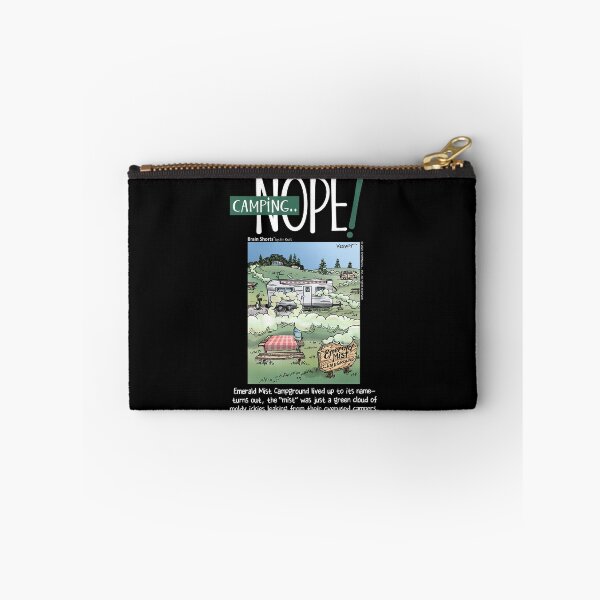 Item preview, Camping—Nope Camper Camping designed and sold by Brain Shorts.