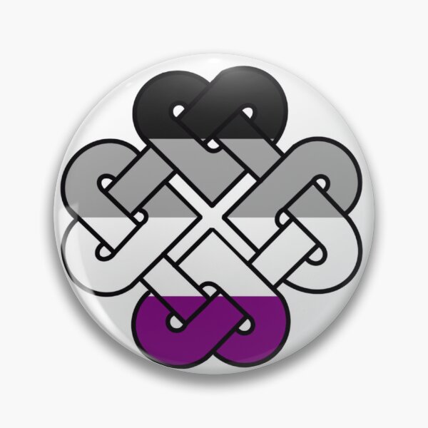Item preview, Celtic Quarter Heart Pride Knot - Asexual | Ace  designed and sold by cjo582.