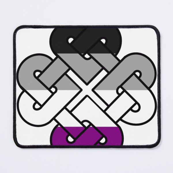 Item preview, Celtic Quarter Heart Pride Knot - Asexual | Ace  designed and sold by cjo582.