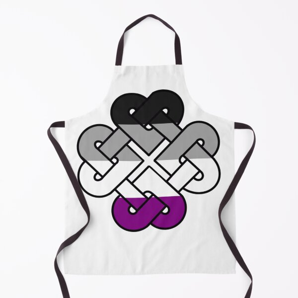Item preview, Celtic Quarter Heart Pride Knot - Asexual | Ace  designed and sold by cjo582.