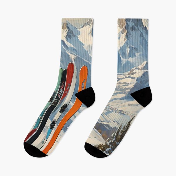 Item preview, Vintage Italian Ski Print designed and sold by Esterlane.