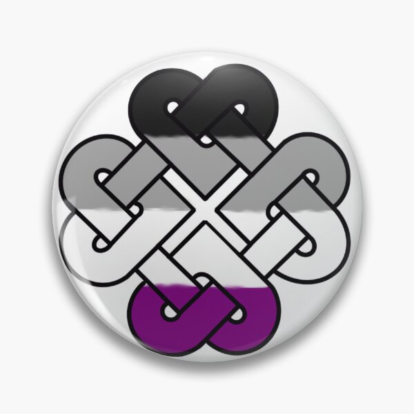 Item preview, Celtic Quarter Heart Pride Knot - Asexual | Ace Variant designed and sold by cjo582.