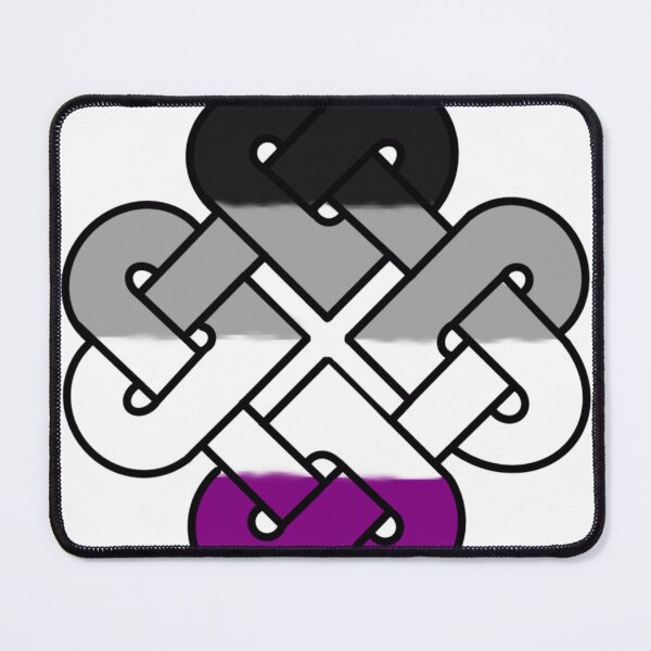 Item preview, Celtic Quarter Heart Pride Knot - Asexual | Ace Variant designed and sold by cjo582.