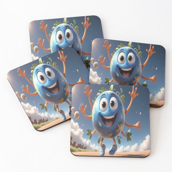 Item preview, Hello Happy Earth" – Smiling Planet Design designed and sold by Artisfunforme.