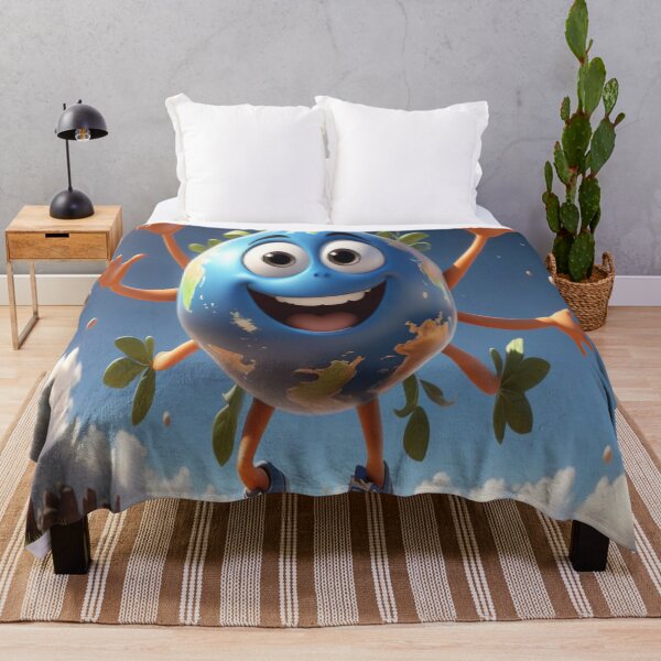 Item preview, Hello Happy Earth" – Smiling Planet Design designed and sold by Artisfunforme.