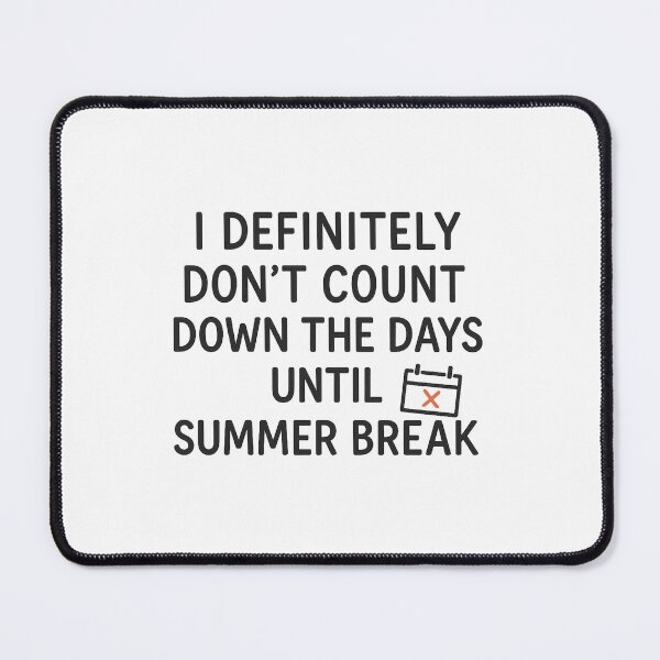 Item preview, Funny Summer Break Countdown T-Shirt – White Lie School Shirt designed and sold by damiang.