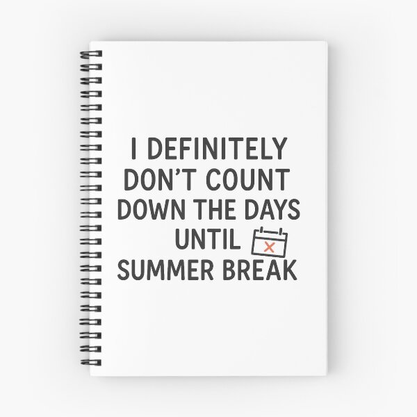 Item preview, Funny Summer Break Countdown T-Shirt – White Lie School Shirt designed and sold by damiang.