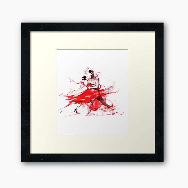 Vista previa del artículo con la obra «La danza es mi vida - Diseño de arte de danza apasionada», diseñado y vendido por Colorful-Garden.