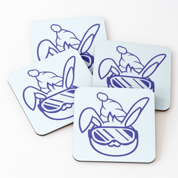 Item preview, Rabbit Ski Goggles Bunny Skiing Fun Goggles Cap designed and sold by shirt-o-mat.