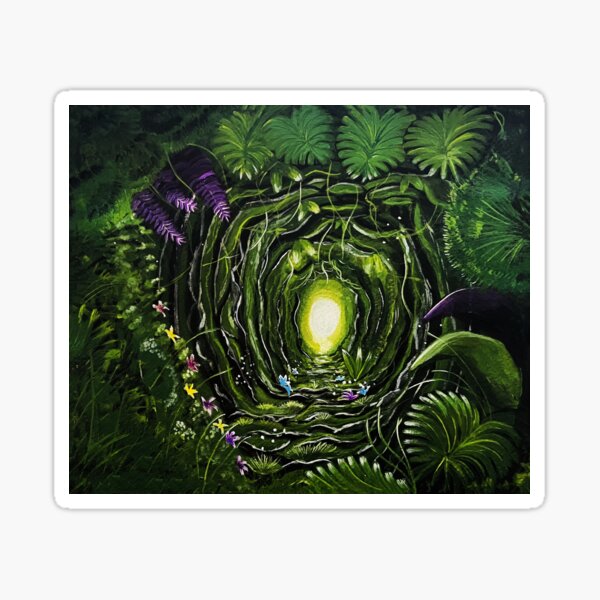 Vista previa del artículo con la obra «Bosque profundo», diseñado y vendido por Guti-nine.