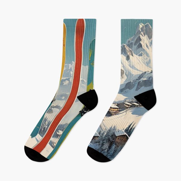 Item preview, Vintage Italian Ski Print designed and sold by Esterlane.